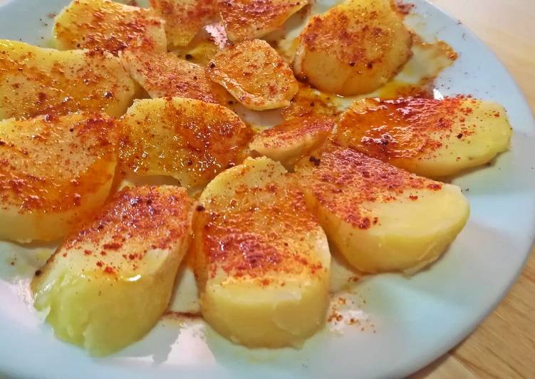 Patatas a la gallega | ¿Cómo cocer una patata en 5 minutos? Receta de Cocina con Chema- Cookpad