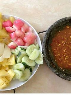 Foto resep Rujak buah