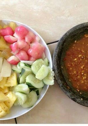 Foto resep Rujak buah