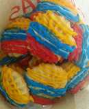 Galletas de pasta seca con glaseado Tricolor🇻🇪