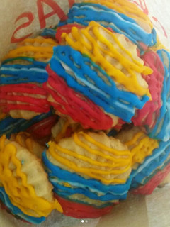 Una foto de Galletas de pasta seca con glaseado Tricolor🇻🇪
