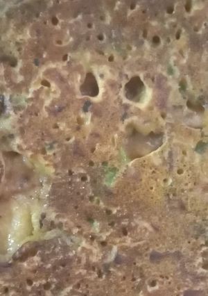 A picture of Left over roti parantha.