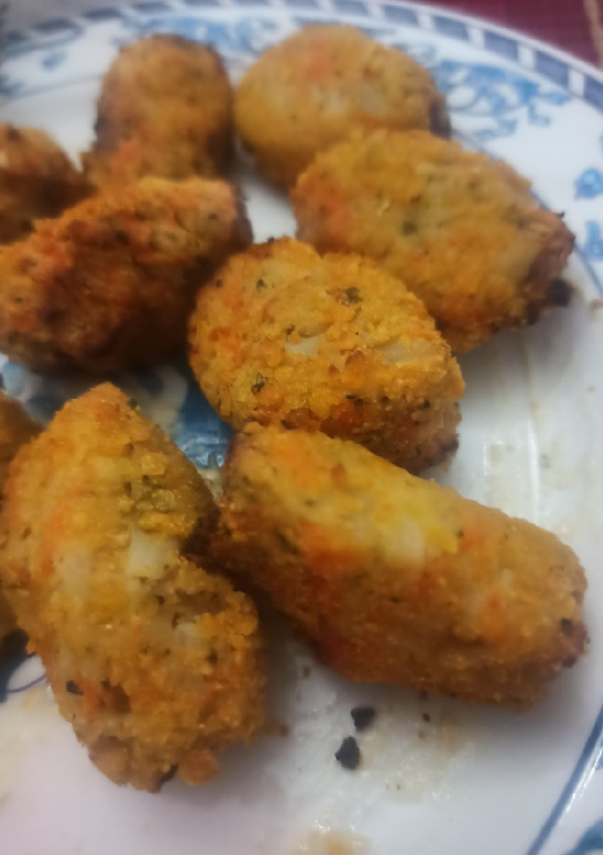 Una foto de Croquetas de coliflor y brócoli