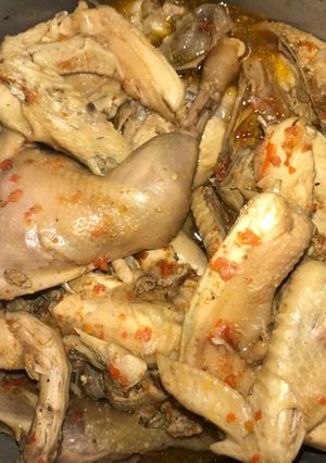 A picture of Chicken pepper soup.