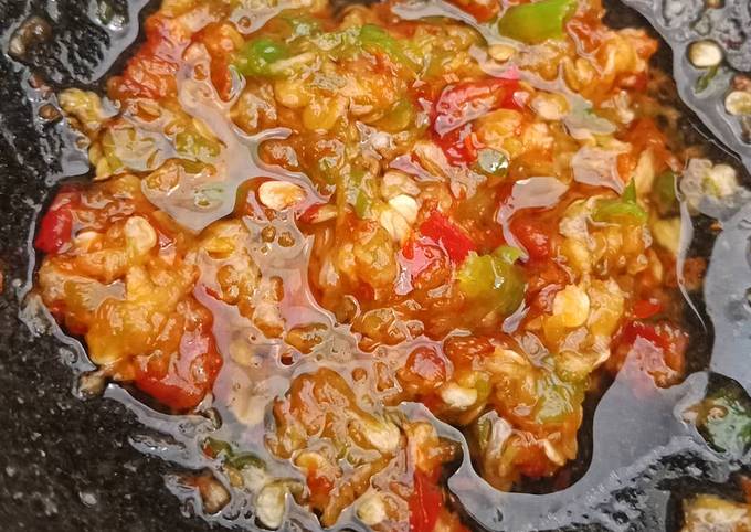 Resep Sambal Korek ala Bebek Slamet oleh andreayskitchen