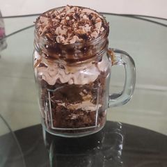 Chocholate Cake in Jar A picture of Chocholate Cake in Jar.