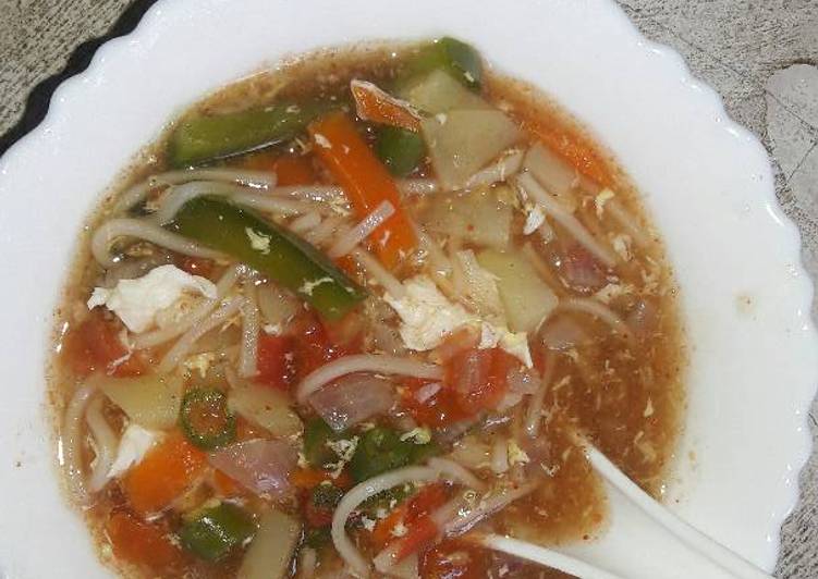 Recipe of Homemade Soupy noodles