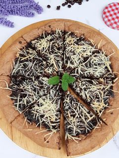Foto resep Pizza manis coklat keju