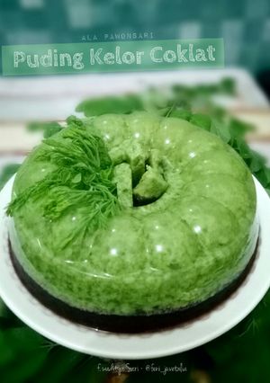 Foto resep Puding Coklat Daun Kelor
