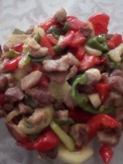 Una foto de Salteado magro con verduras