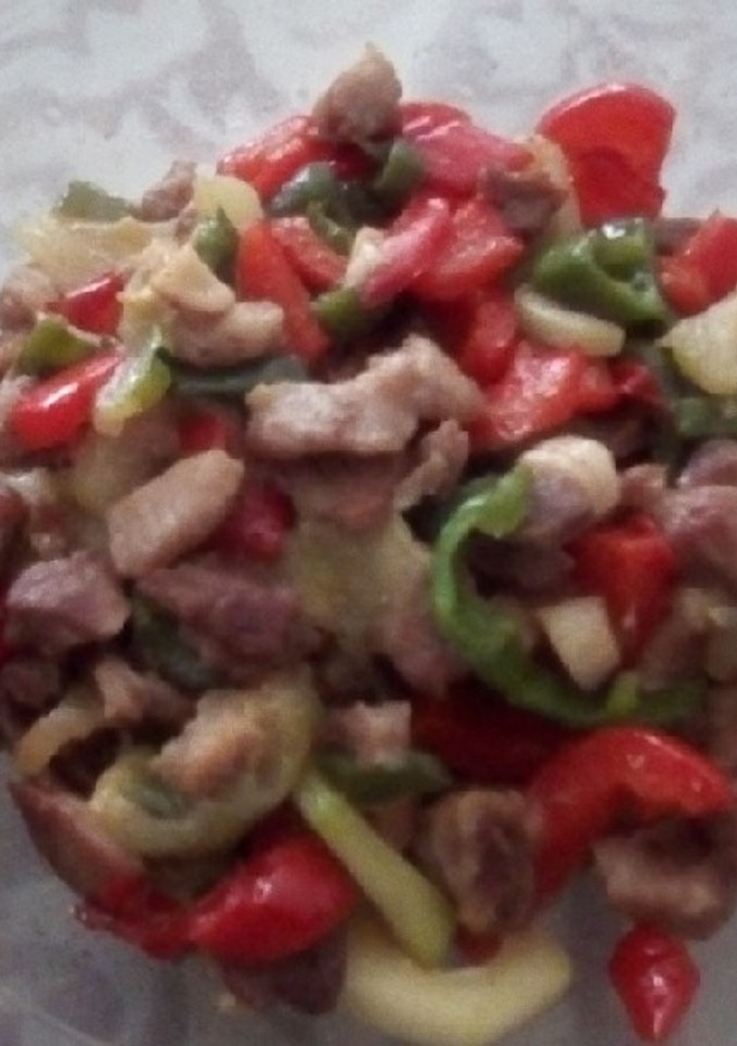 Una foto de Salteado magro con verduras