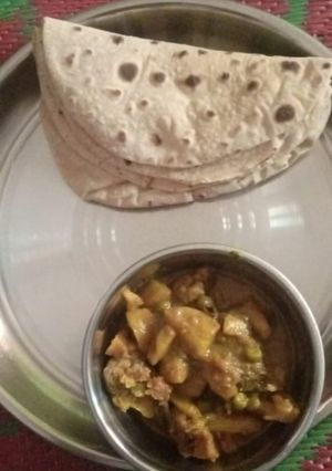 आलू गोभी की सब्जी (aloo gobi ki sabzi recipe in Hindi) रेसिपी मुख्य फोटो
