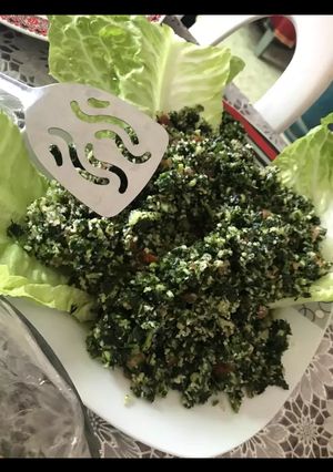 صورة لوصفة تبولة