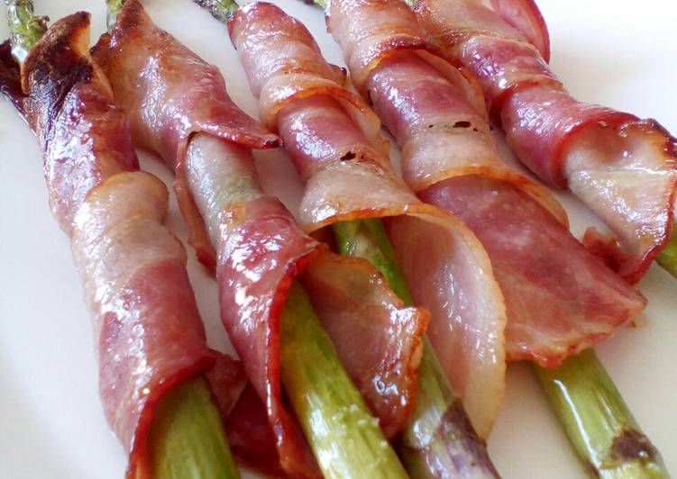 Steps to Prepare Perfect Asparagus Wrapped In Bacon