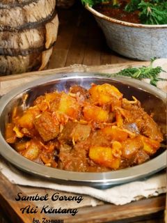 Foto resep Sambel Goreng Ati Sapi + Kentang
