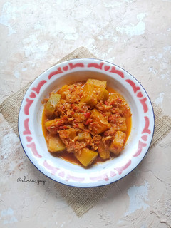 Foto resep Tumis Pedas Terasi Labu Kuning