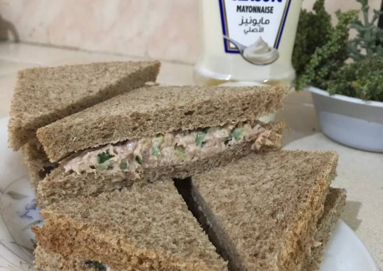 Resep Tuna sandwich 🥪 sederhana Anti Gagal