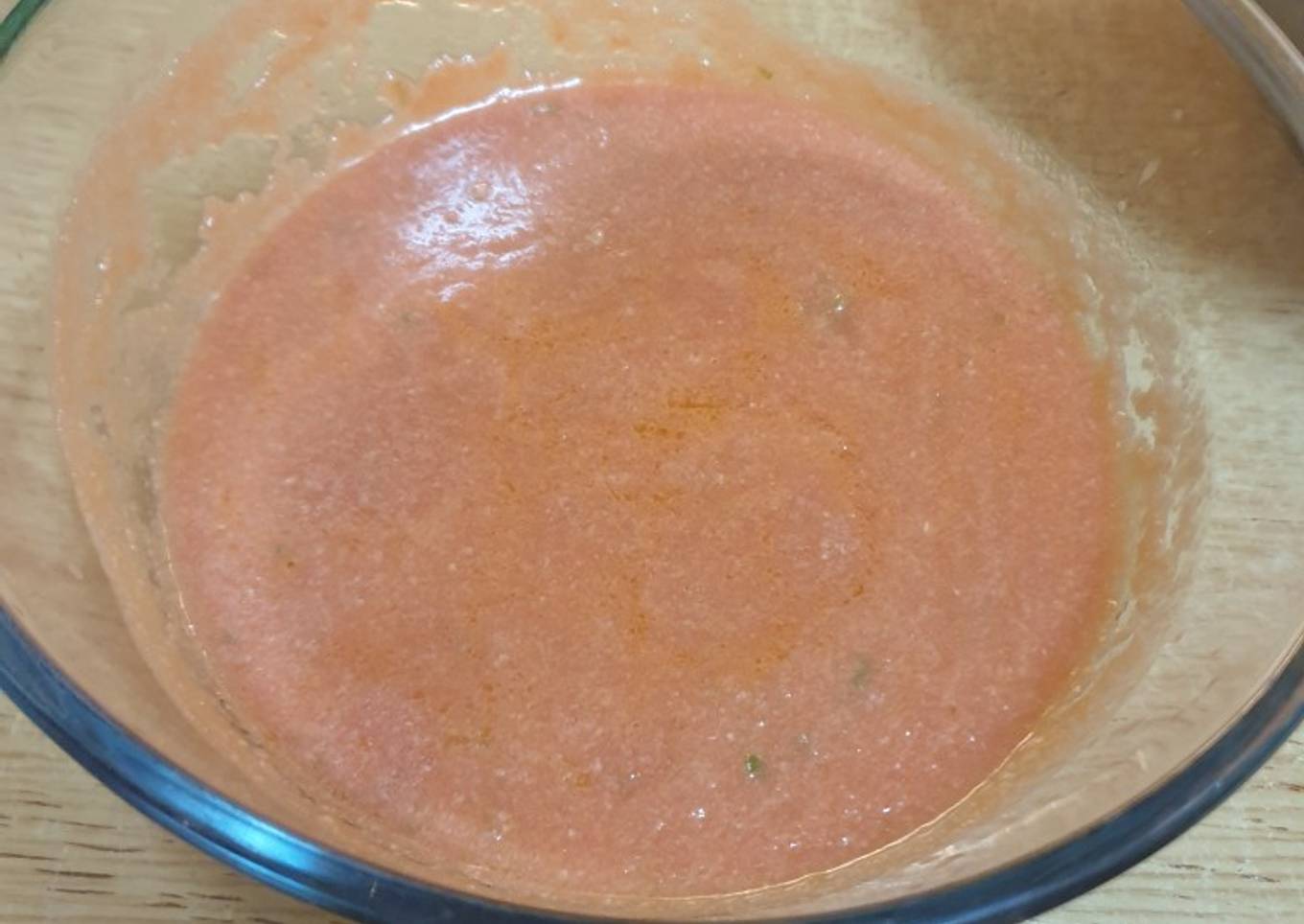 Salmorejo estilo "antequerano"