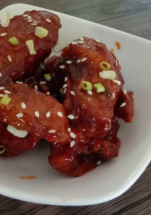 Foto resep Ayam pedas ala korea