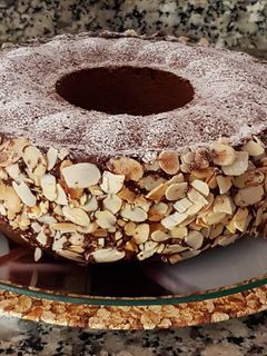 Una foto de Corona de chocolate al vino de Oporto