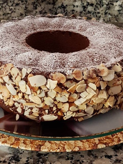 Una foto de Corona de chocolate al vino de Oporto