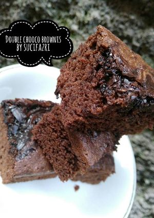 Foto resep Doubel chocoo brownis