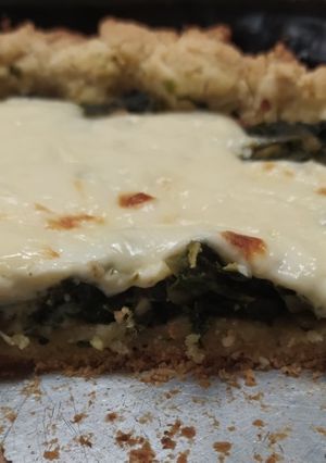 Una foto de Tarta casera de acelga