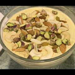 A picture of Almonds Kheer.