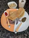 Quick breakfast recipe protine multigrain Dosa