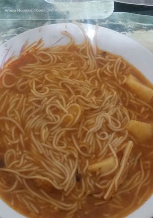 Una foto de Sopa de fideos