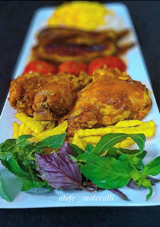 عکسی از دستور ترشه کباب گیلان با مخلفات