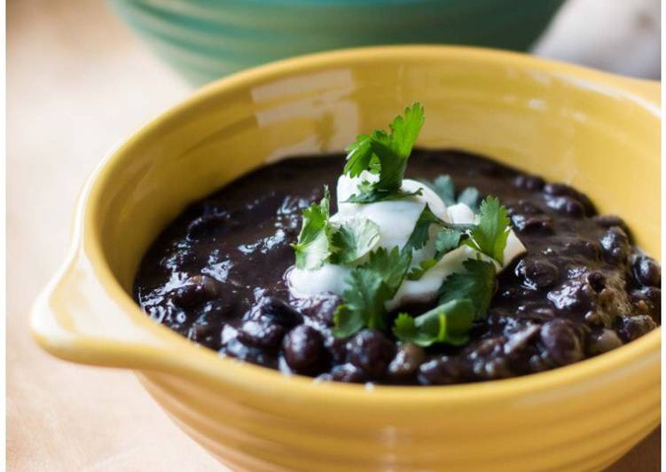 Recipe of Ultimate Black Bean Soup!