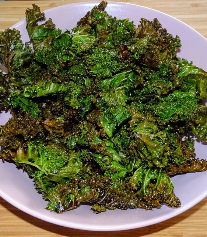 Une photo de Chips de chou kale (vegan)