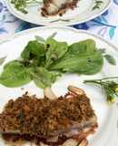 Bacalao con costra de hierbas