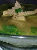 Soto daging sederhana