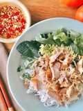 Bún Bì Trộn Riềng