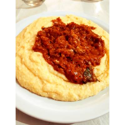 Polenta con salsa sin carne ? Receta de Celina ??‍??- Cookpad