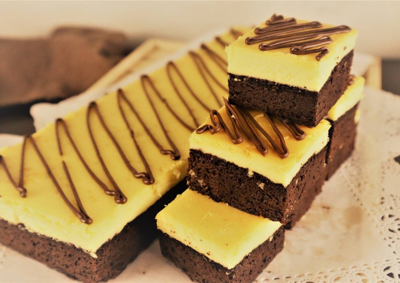 Resep Brownie Bottom Cheesecake