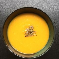 A picture of Pumpkin Soup.