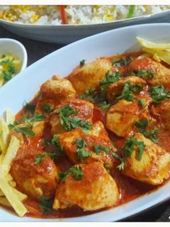 عکسی از دستور چیکن تیکا ماسالا