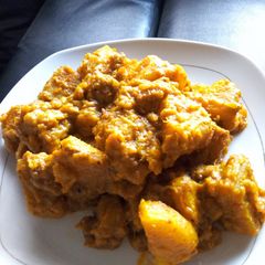Simple yam porridge A picture of Simple yam porridge.