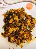 Stir fried brain (mutton)
