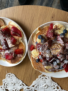 Una foto de Hotcakes esponjosos