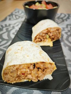 Una foto de Burritos mexicanos de carne picada