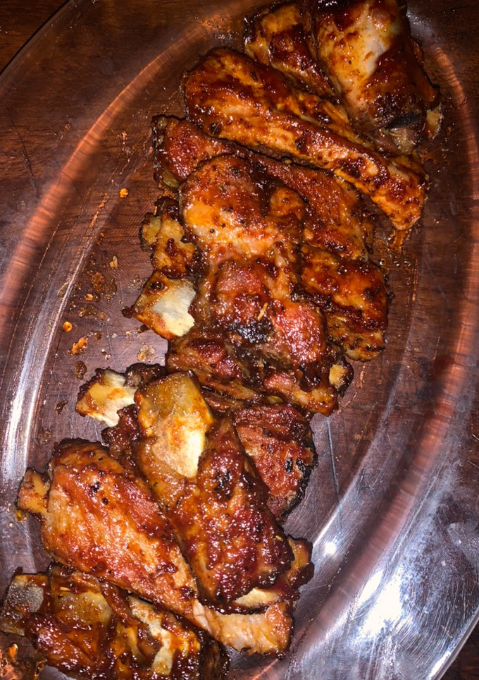 Una foto de Costillas de cerdo a la barbacoa