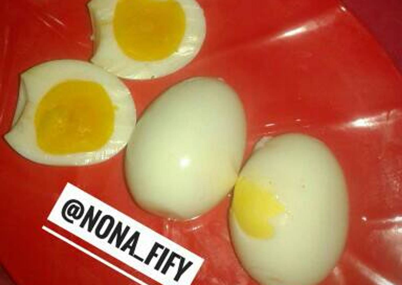 Rebus Telur 5 menit