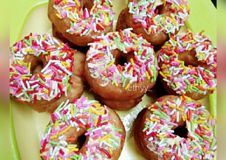 Resep Donat tanpa telur Anti Gagal
