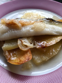 Una foto de Lenguadina con patata panadera
