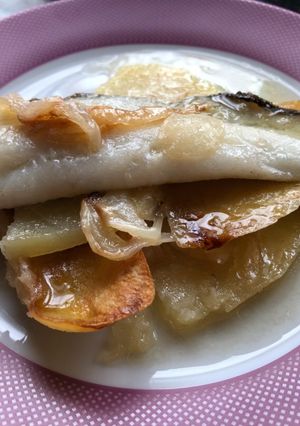Una foto de Lenguadina con patata panadera