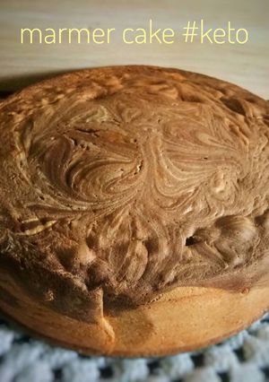 Foto resep Marmer Cake Almond Flour #ketopad